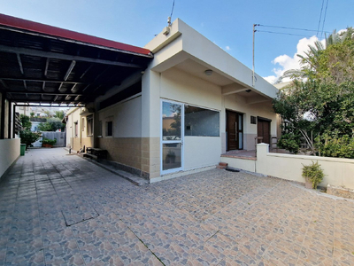 Single storey semi-detached house with a shop, located in Aglantzia, Nicosia